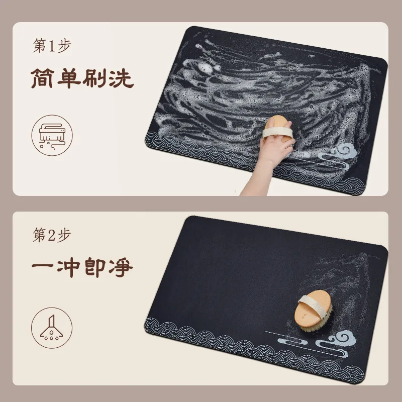 Anti-Fatigue Kitchen Mat, Door Mat, Rugs for Bedroom, Water-absorbing, Non-slip, Dirt-resistant, Waterproof