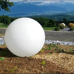 Diameter 25-60cm White  PE Plastic Decoration Ball Shell Case Indoor Outdoor for Home/Hotel/Garden/Siwmming Pool Free Shipping