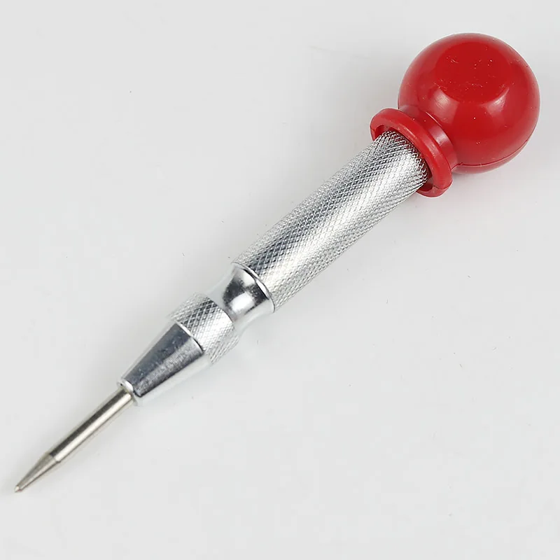 New Automatic Center Punch Spring Loaded Marking Hole Carbon Steel Body Gold Color/Silver Color Optional