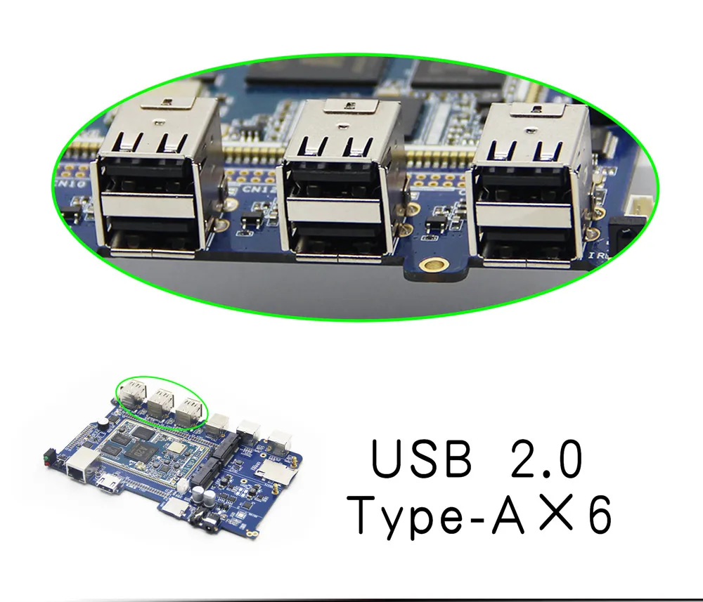 CubieAIO A20 Bord open source Alle In Einem Mini embedded computer Android Linux UART x4 USB x6 Allwinner A20, ARM DEMO BOARD