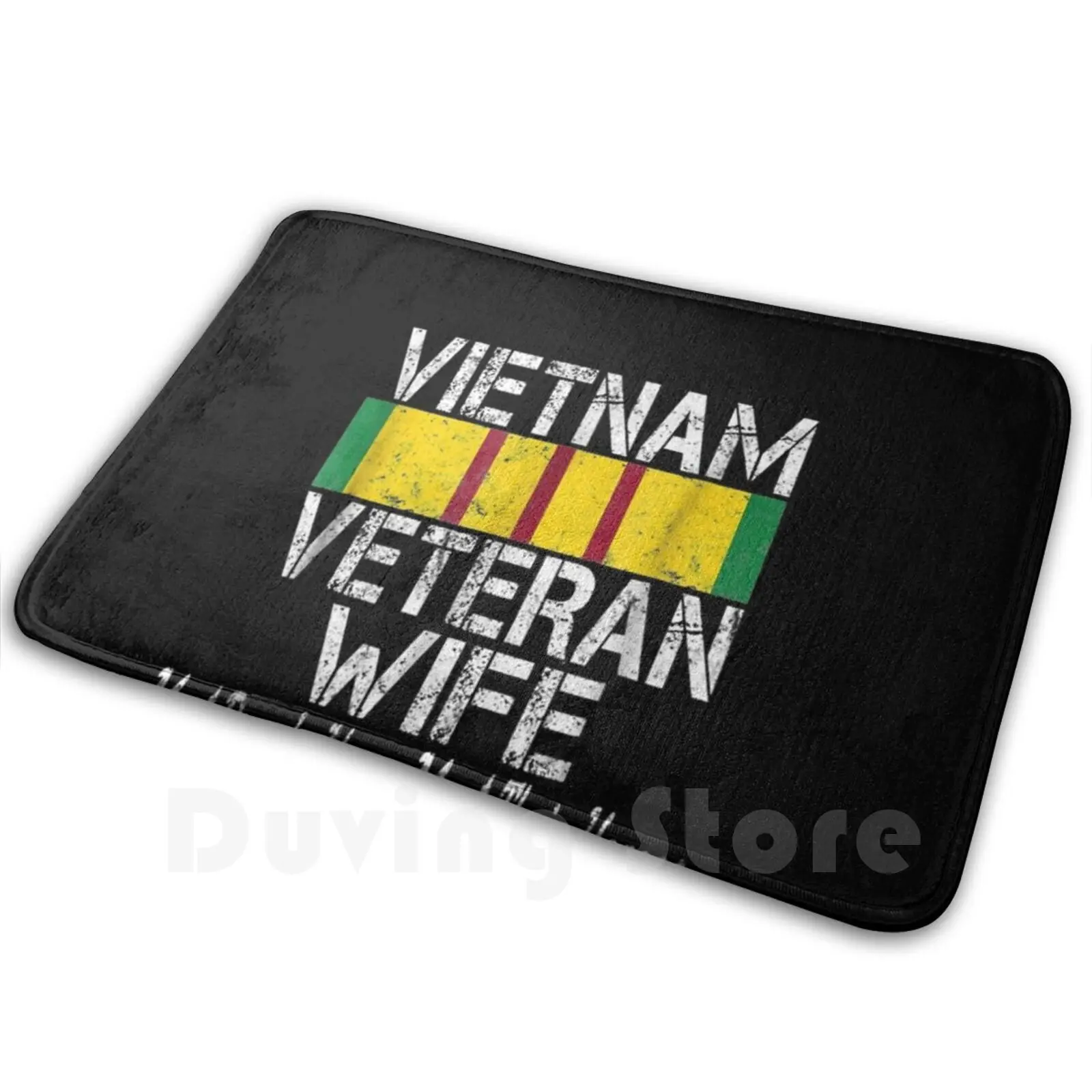 Retro Vietnam Veteran Wife T Gift Carpet Mat Rug Cushion Veteran Vietnam Military Navy Army Vietnam Veteran Air Force