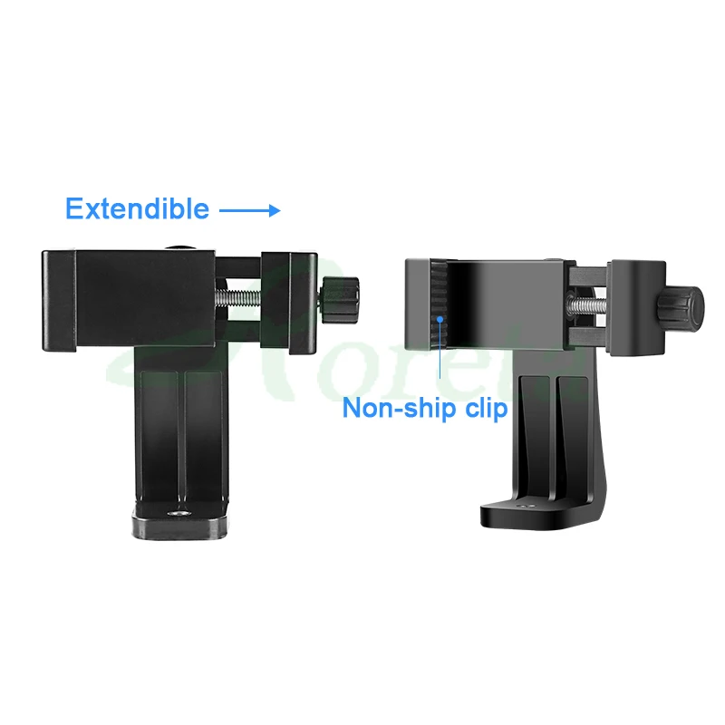 Roteta Tripod Mount Adapter Rotatable Stand Mount Adapter untuk iPhone Xiaomi Samsung Smart Phone Tripod Stand