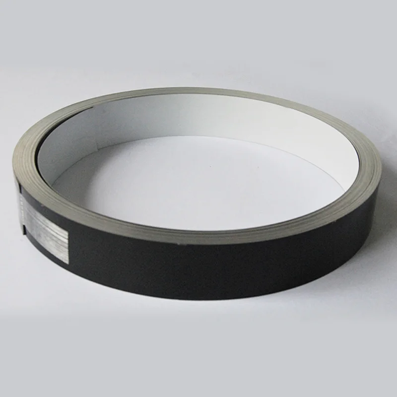 6CM WIDE  Black White Flat Aluminum Tape Flat Coil without Folded Edge for Channel Letter Sign Fabrication Making 50 meters