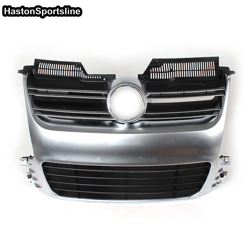 R32 MK5 Golf 5 Black Front Racing Grills Engine Grill Grille For Volkswagen Golf 5 mk 5 2005~2009 R32 Bumper Car Accessories