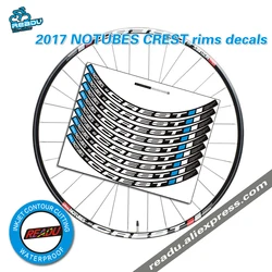 2017 NOTUBES CREST mountain wheel rim stickers MTB bicycle rims decals wheelset stickers