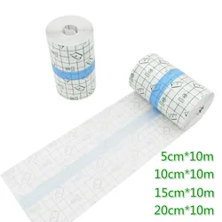 Bouclier de protection adhésif transparent pour tatouage, rouleau de bandage, microblading, réparation de la peau, film PU, fournitures de suivi, 10m