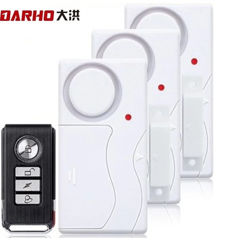 Darho-Control remoto abierto y cerrado, Sensor de puerta ABS inalámbrico para el hogar, alertas del sistema de alarma, Detector de seguridad