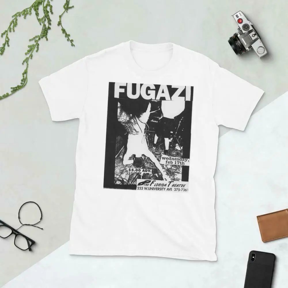 FUGAZI Punk Rock Flyer Short-Sleeve Unisex T-Shirt