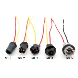 10 Pcs T10 W5W Car LED Lamp Holder fits Vehicle Clearance Instrument Turn Signal Light T10 Connector base socket adapters