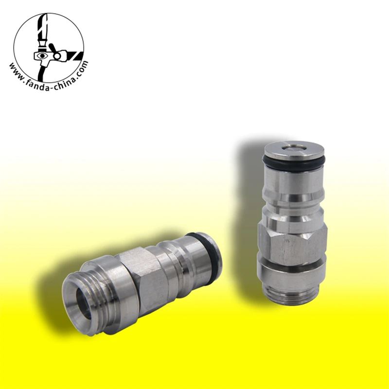 TWELVETAP-Stainless Steel Quick Ball Lock Keg Barrel Joint Connector, Special Accessories for Beer Equipment, FD-913