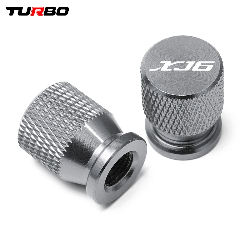 CNC Aluminum Tire Valve Air Port Cover Caps Motorcycle Accessories For Yamaha For YAMAHA XJ6 XJ6F XJ6N DIVERSION