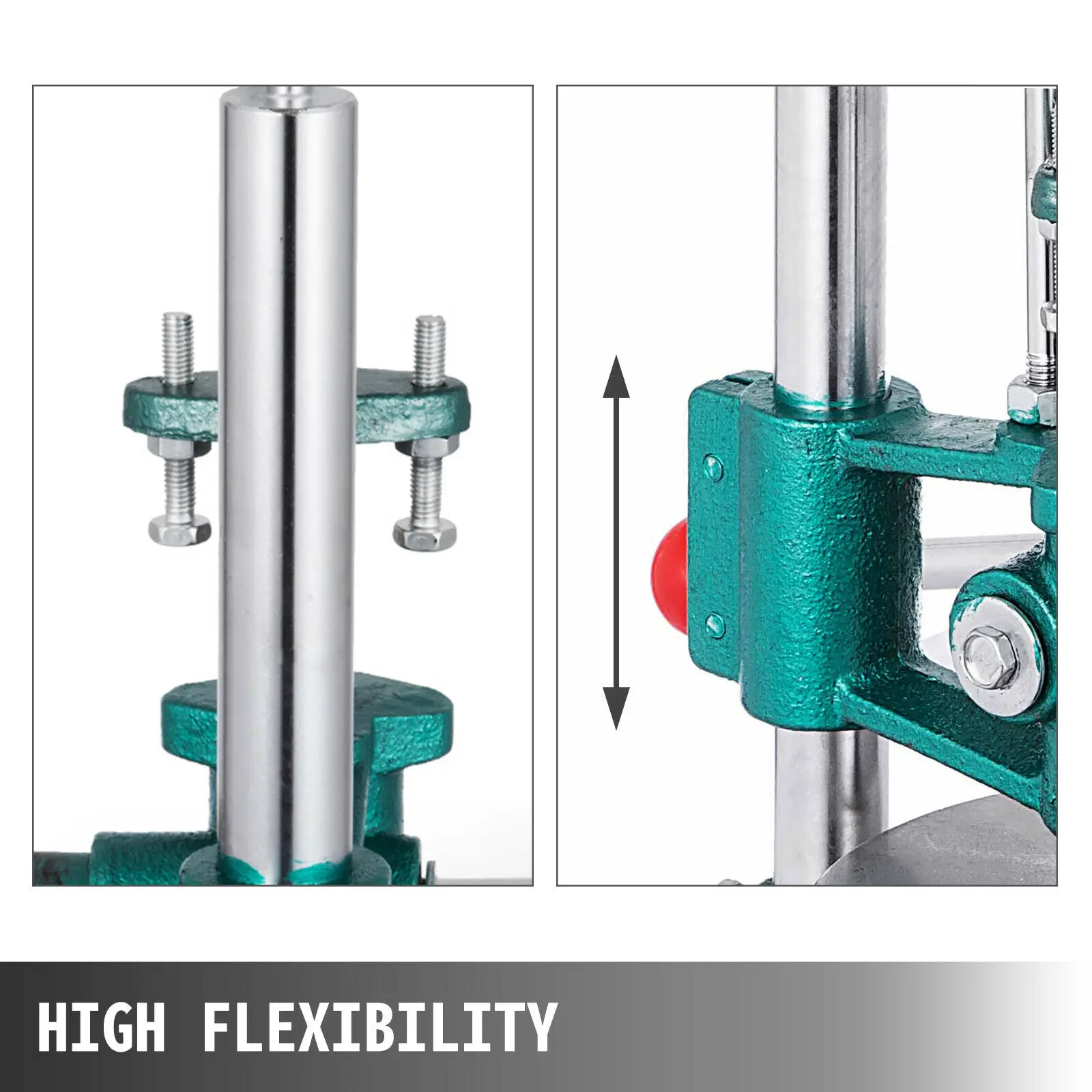 VEVOR 수동 피자 반죽 프레스 기계, 가정용 대형 롤러 쉬터 파스타 메이커, 페이스트리 플랫 프레서, 주방 가전 제품, 7.8 인치