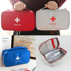 Grande vazio kit de primeiros socorros, caixa médica de emergência, portátil, viagem, ao ar livre, acampamento, sobrevivência, bolsa médica, grande capacidade, casa, carro