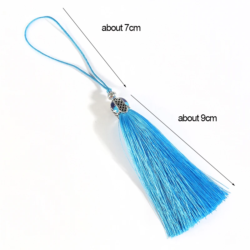 1Piece 16cm Silk Tassel Fringe brush Hanging rope DIY tassels fringe Trim pendant for Sewing curtains jewelry Findings