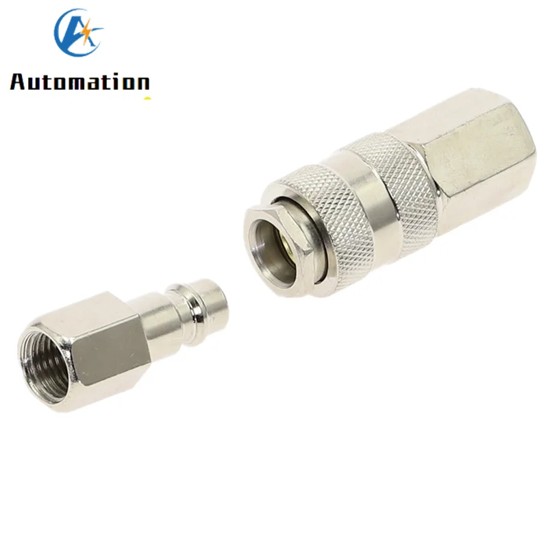 1Pc Euro Air Line Hose Connector Fitting Female Quick Release 1/4