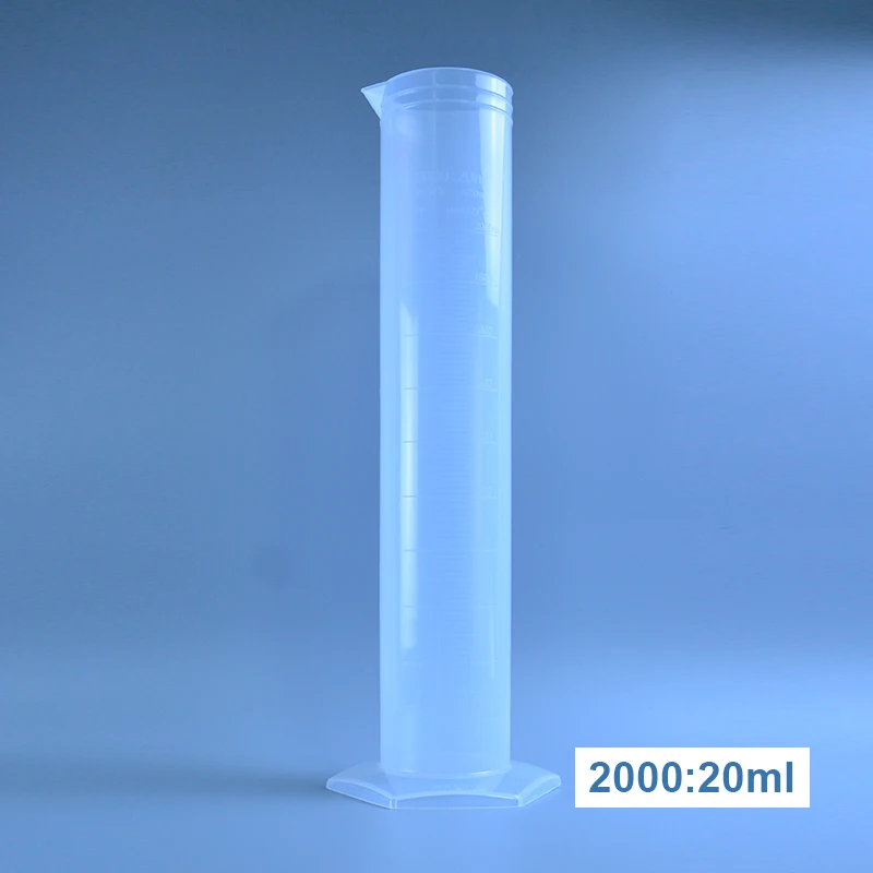 1pcs Plastic Measuring Cylinder Graduated Cylinders for Lab Supplies Laboratory Tools School Lab Accessories 5~2000ml