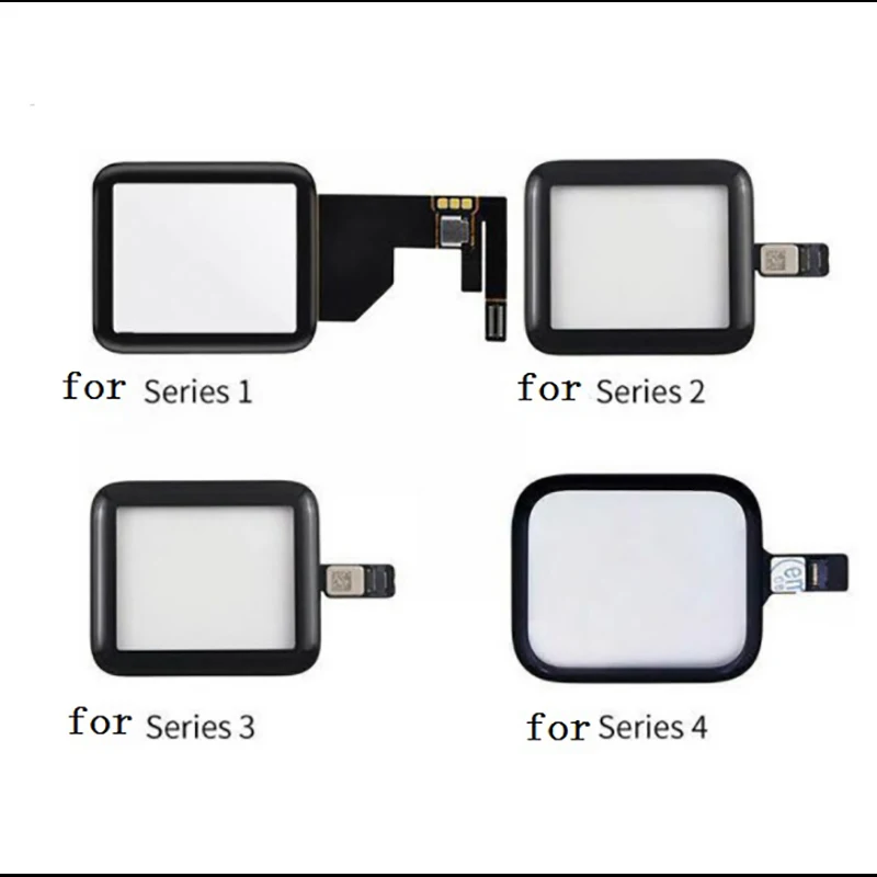 For Apple Watch Series 2 3 4 5 6 SE 38MM 42mm 40mm 44mm Touch Screen Digitizer Glass Replacement 100% Tested Touch Glass