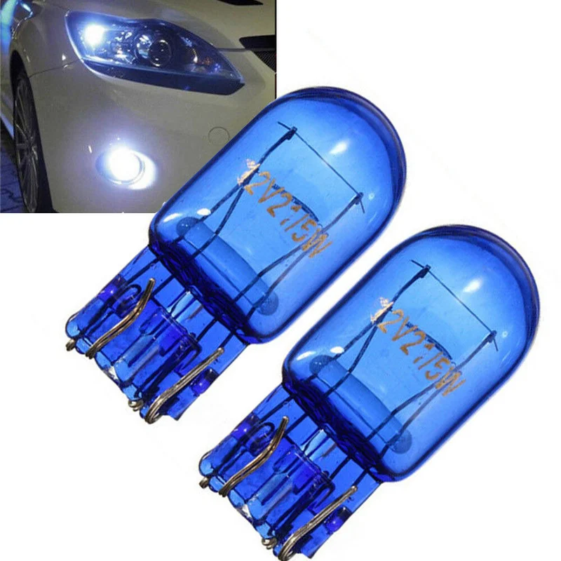 

2pcs Car Tuning T20 7443 W21/5W R580 Halogen White Turn Signal Stop Brake Tail Light Bulbs Universal Car Decorative Accessories