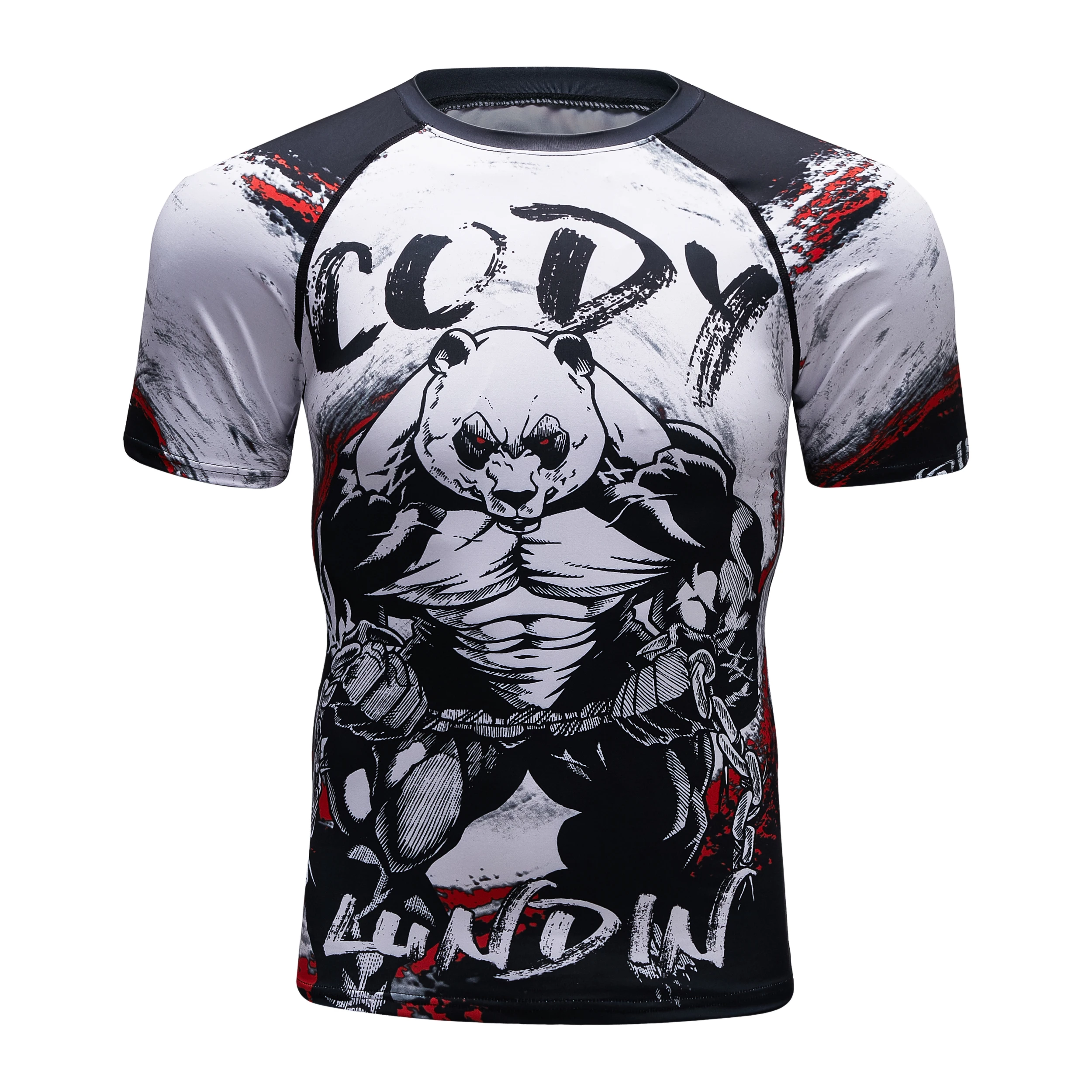 Cody Lundin Custom High Quality Design Sublimation Printed Short Sleeve Rashguard Spandex Men Bjj Mma Rash Guard