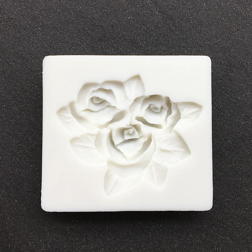 Rose Shape Silicone Mold Sugarcraft Chocolate Cupcake Baking Mold Fondant Cake Decorating Tools