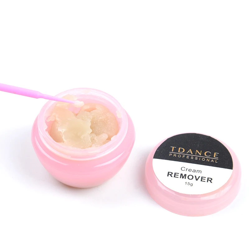 TDANCE 5 Stück 15g Entferner Professioneller Wimpernverlängerungs-Kleber Schnellentferner für Wimpern Make-up Schönheit Reizfreie Wimpernreinigungscreme – Detail 4