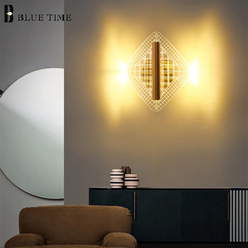 

Home Decor LED Wall Lights Indoor Creative Wall Lamps for Living Room Bedroom Bedside Light Aisle Corridor Lights Decor Lighting