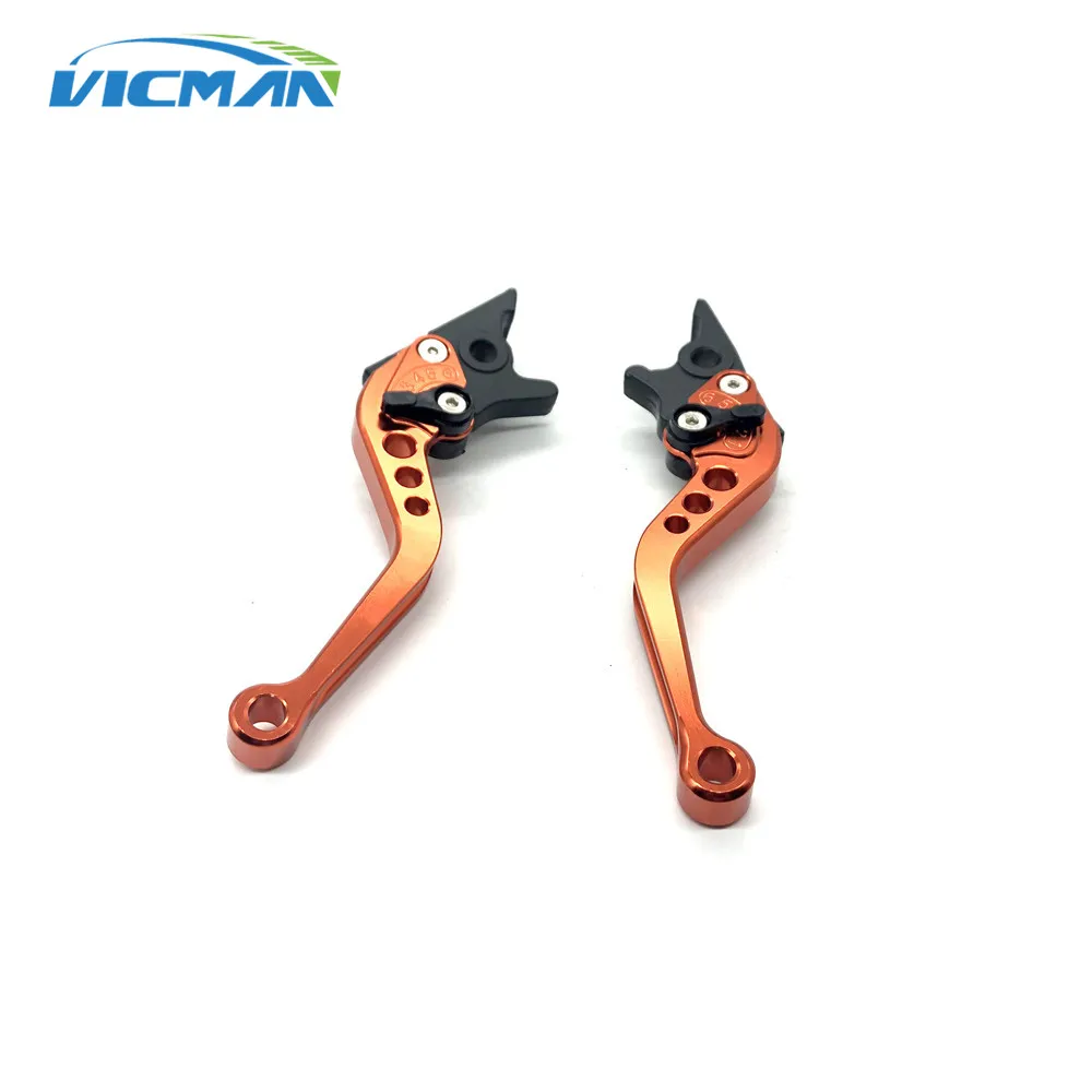 1 Pair Motorcycle Clutch Brake Handle Levers, Universal Brake Lever Handle Double Disc for Yamaha Honda Suzuki GY6 XMAX 400