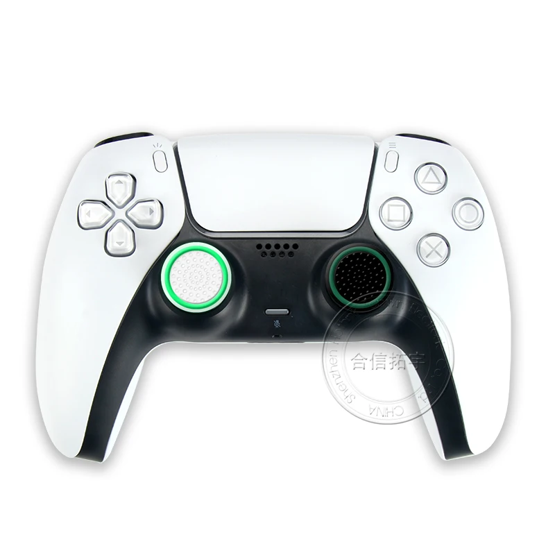 Hothink capa luminosa de joystick para ps5 ps4, 10 peças, polegar noctilucente de aperto, botões para playstation 5 4