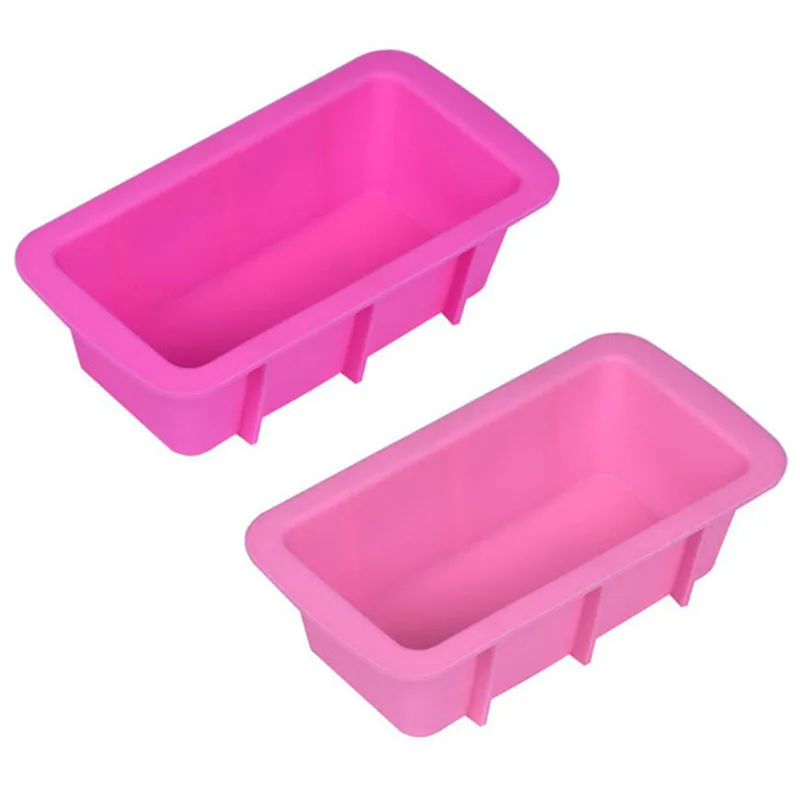 Rectangular Silicone Toast Bread Pan Mold Bakeware Moulds Toast Candy Mold Form  Baking Dishes Pastry Non-stick Baking Tools