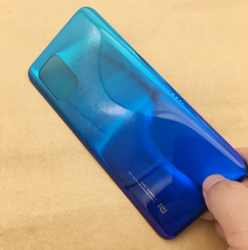 Original Back Glass for Xiaomi Mi 10 Lite 5G, Back Panel, Battery Cover, Housing Door Case, Replacement Parts