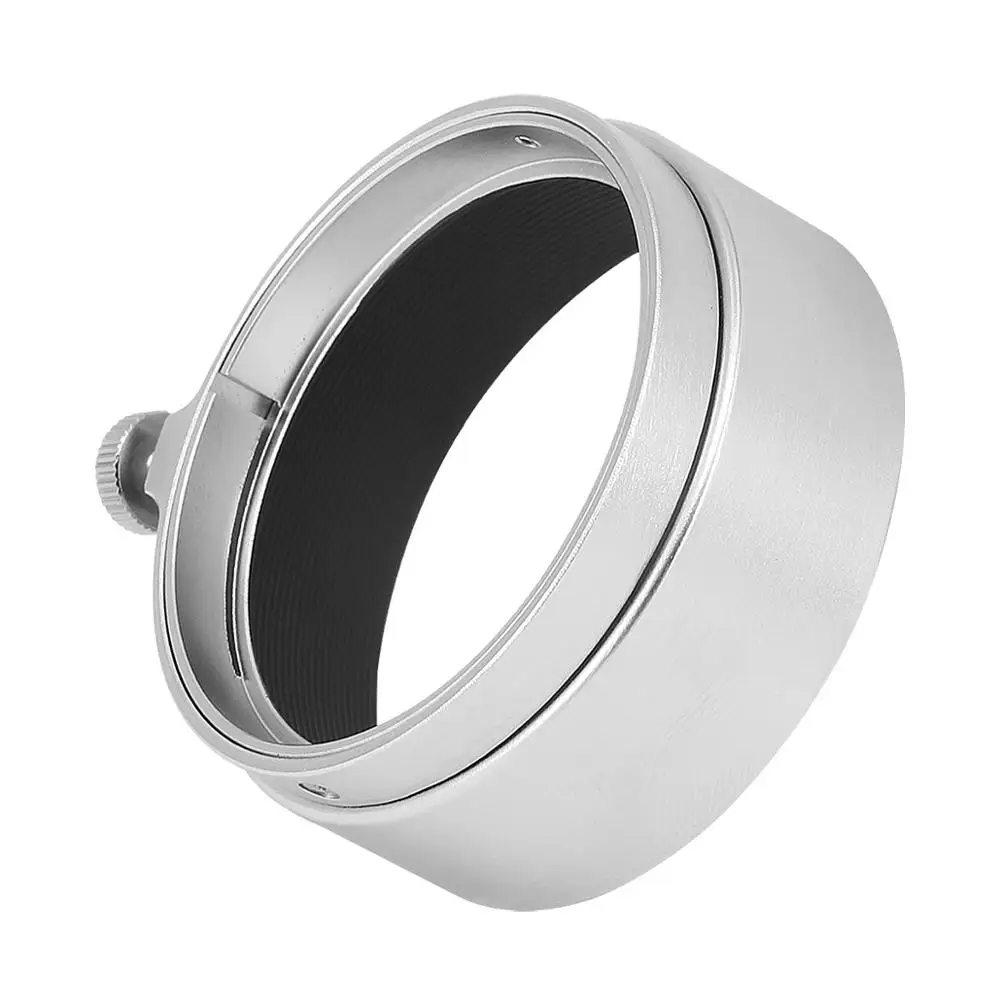 Haoge LH-M37W Metall-Gegenlichtblende für Leica Leitz Elmar 3,5 cm 35 mm f3,5, ersetzt A36 Silber – Detail 5