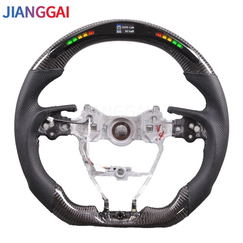 

Steering Wheel Led Shif Carbon Fiber Fit For Toyota Camry Rav4 /Corolla/lEVIN/CH-R/Avalon/RAV4/Cruiser FJ/Prado/Alphard/Vellfire