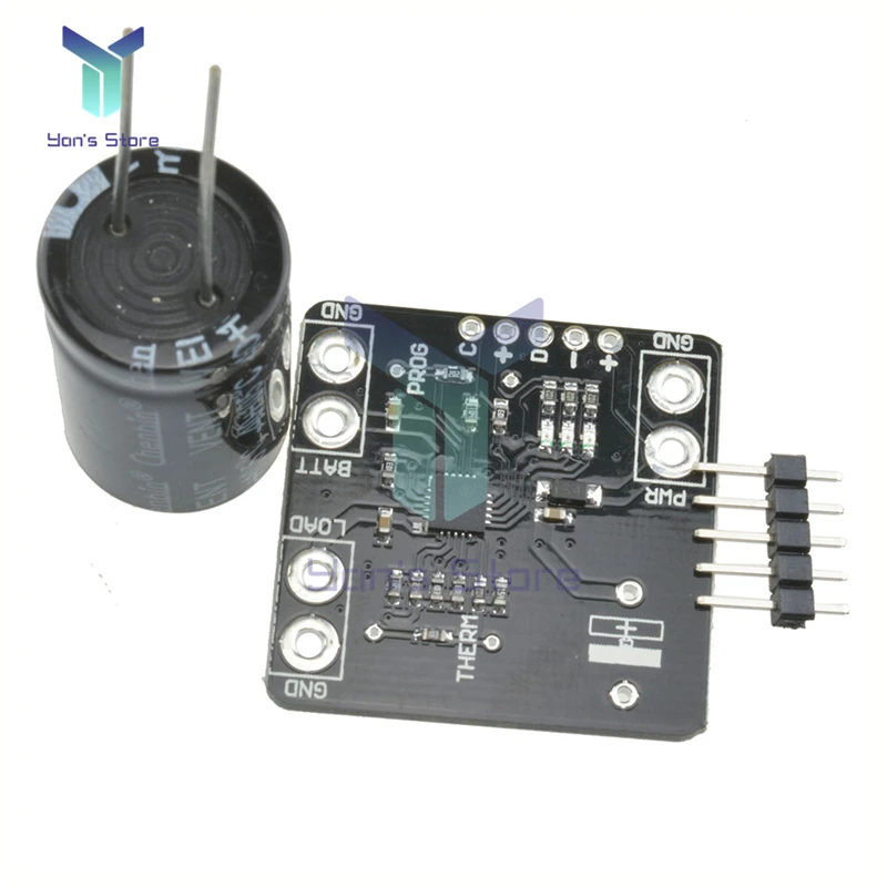 5 قطعة MCP73871 قوة دفعة USB 5 فولت تيار مستمر الشمسية ليبولي ليثيوم لون بوليمر شاحن مجلس وحدة شاحن البطارية 3.7 فولت/4.2 فولت