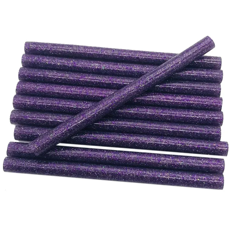 Puple Color Hot Melt Glue Sticks 7mm For Glue Gun High Viscosity Adhesive Repair Tool DIY Art Craft Hand Tool