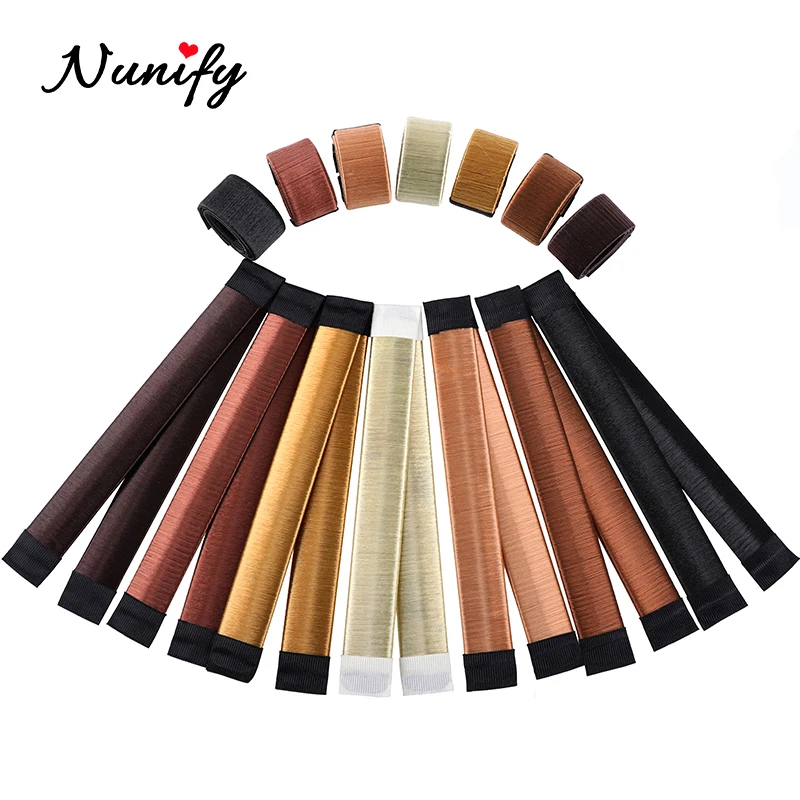 Nunify Nuove Donne Dei Capelli Creatore del Panino Magico Facile Ciambella Styling Fascia Twist Updo Fai Da Te Strumento di Strumento di Styling Dei Capelli Treccia supporto