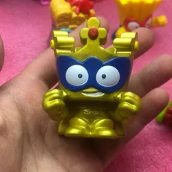 Super Rare Gold Superzings Burger King Doll for Kids Playing Gift 6cm Super Zings Limited Collection Action Figure Toy