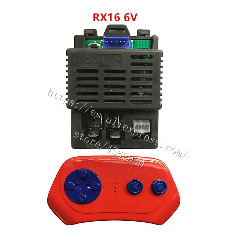 Weelye 6V 12V RX16 Xe Ô Tô Điện Nhận Tín Hiệu Điều Khiển Từ Xa, bluetooth 2.4G Có Thể Đi Xe Về Xe Hơi Điện Trẻ Đầu Thu