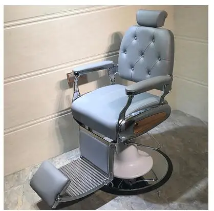 

Hair care retro haircut head chair hairdressing chair can be raised and lowered to put down the hair salon chair tolerant chair