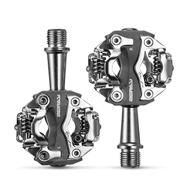 ZERAY MTB Mountainbike Selbstsichernde Pedale Radfahren Klickpedale Aluminiumlegierung SPD CR-MO Pedale MTB Pedale Fahrradpedale