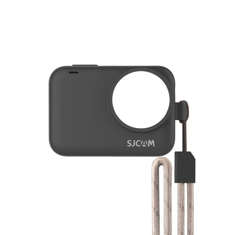 Original Accessories SJCAM Silicone Sleeve+Adjustable Lanyard Protective Case Border Cover for SJ9 /SJ4000X Action Camera Frame image 4