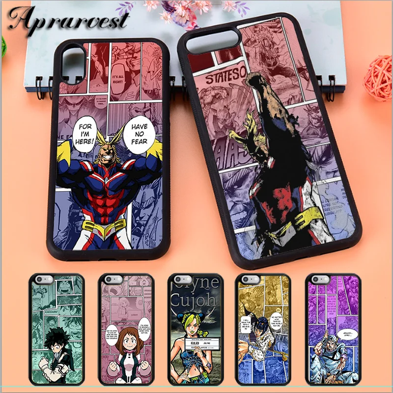 Aprarvest My Hero Academia Izuku Midoriya All Might Phone Case Cover For iPhone 5 5S SE 6 6S 7 8 PLUS X XS XR MAX 11 PRO