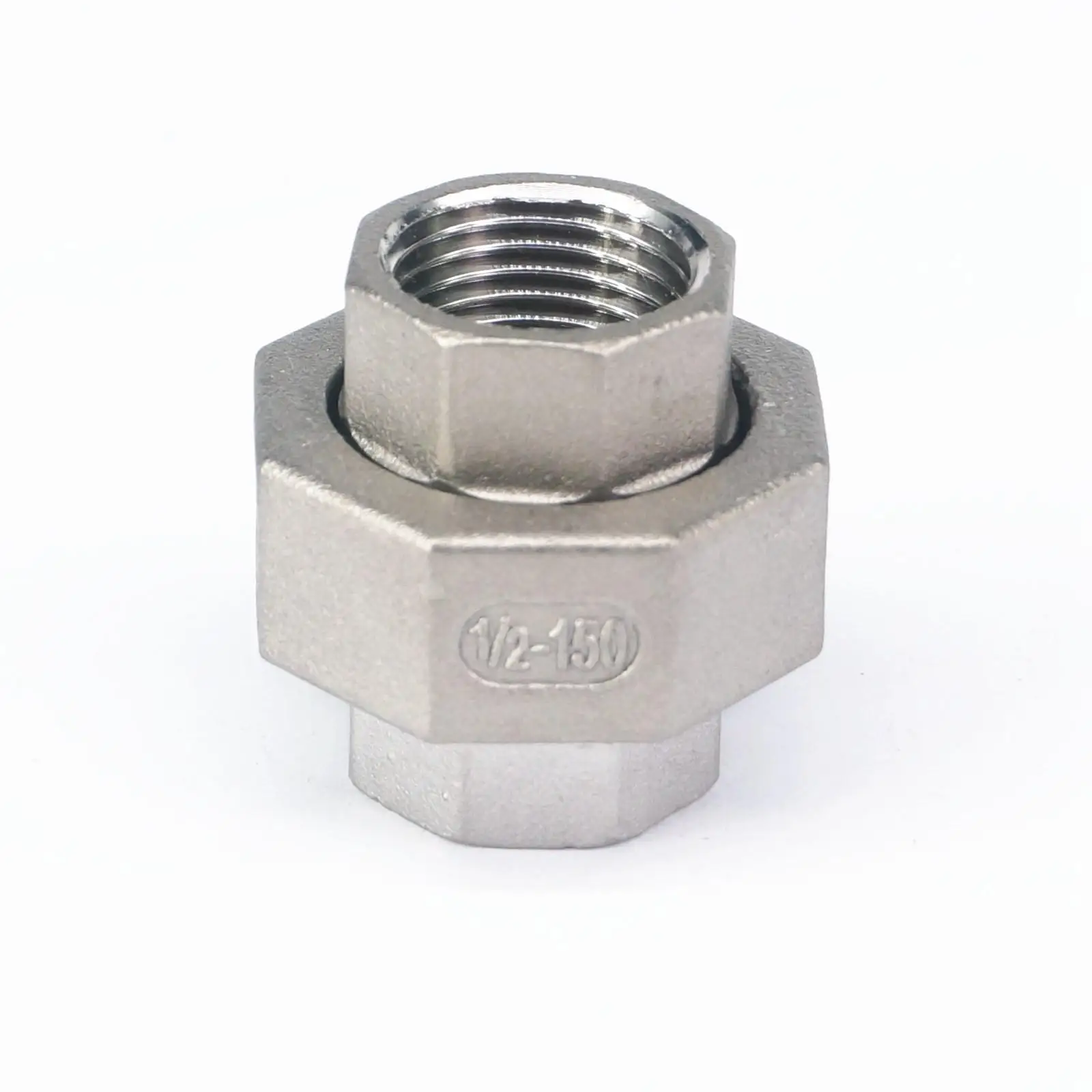 1/2" BSP Female Thread 304 Stainless Socket Union Set Pipe Fitting Connector Water gas Oil