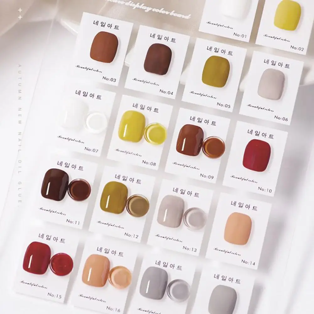 Nuvola trasparente forma rotonda manicure orso strumento per nail art colore delle unghie che mostra la tabella dei colori del vetro tavoletta per esposizione del gel per smalto