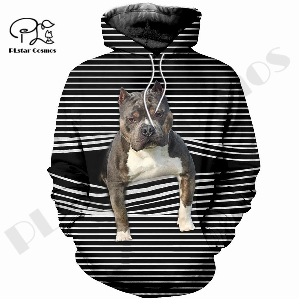 

PLstar Cosmos 3Dprinted Pitbull Dog Pet Newest Harajuku Streetwear Unique Unisex Man/Woman Casual Hoodies/Sweatshirt/Zip Style-1