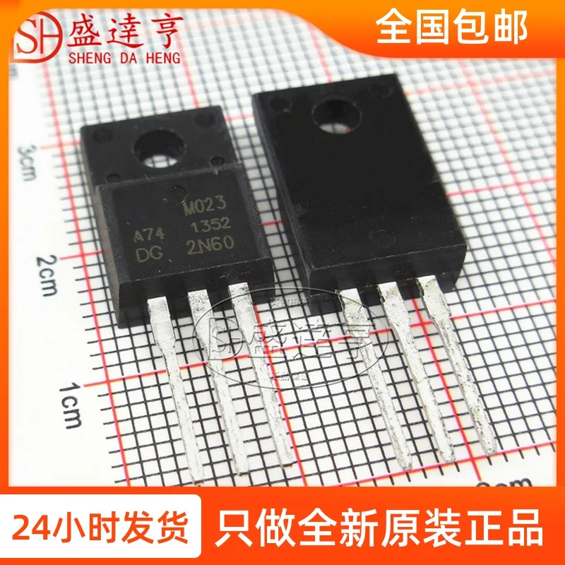 

10Pcs/Lot DG2N60 2N60 2A 600V TO220F POWER