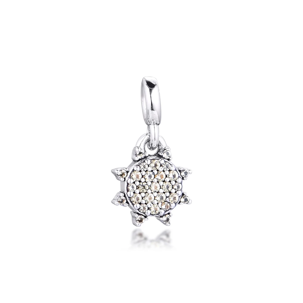 

Fits For 925 Silver Bracelets My Summer Sun Dangle Charm DIY Beads For Jewelry Making Small Hole Me Charm Sterling Silver Charms