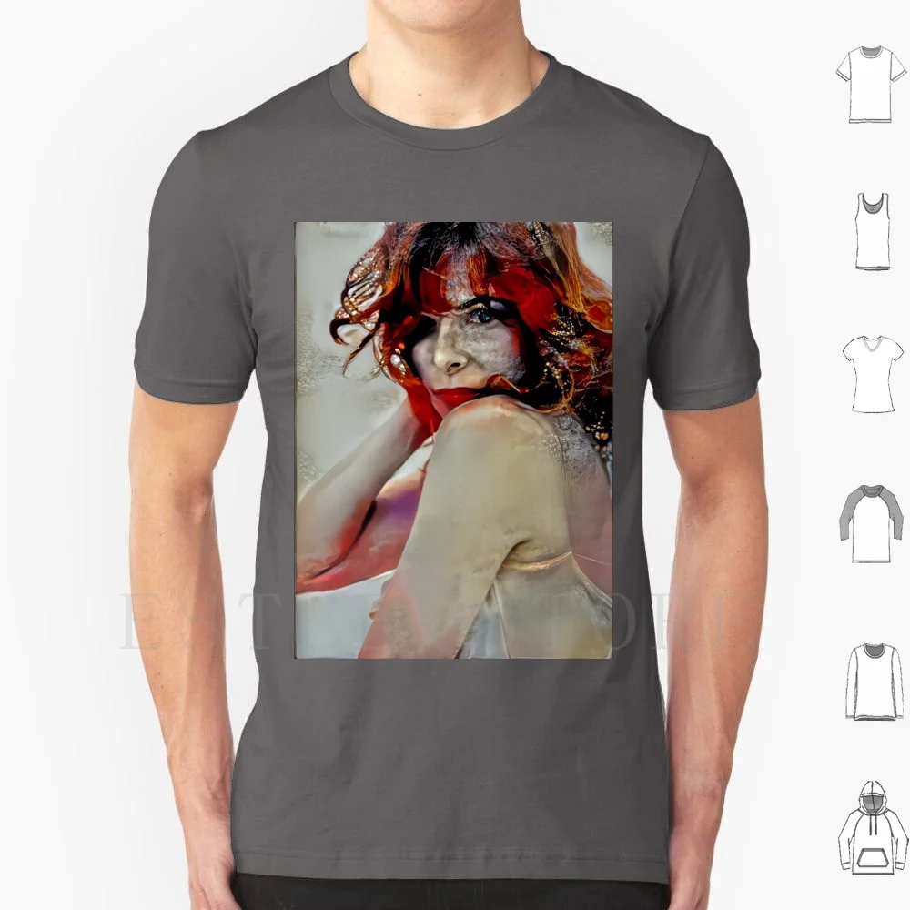 Mylène Farmer T Shirt Cotton Men DIY Print A Singer Variety French Joelle Guillaume Digital Creation Concert