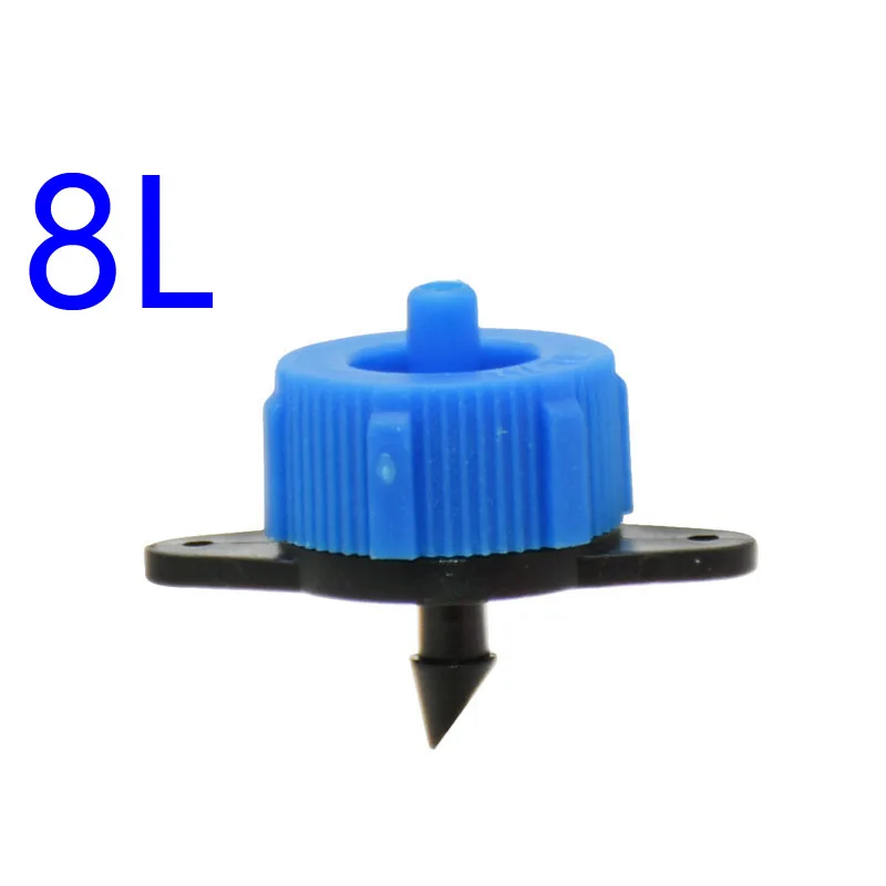 2L 4L 8L water debit Dripper 2-way 4-way Steady Flow Dripper emitter irrigation Automatic Pressure Compensation 10PCS