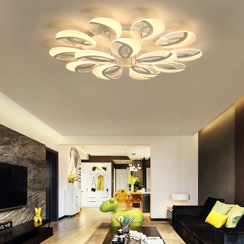 LED Chandelier Modern Ceiling chandeliers Lighting For Living Room Bedroom kitchen With Remote Control Lustre Light Fixtures