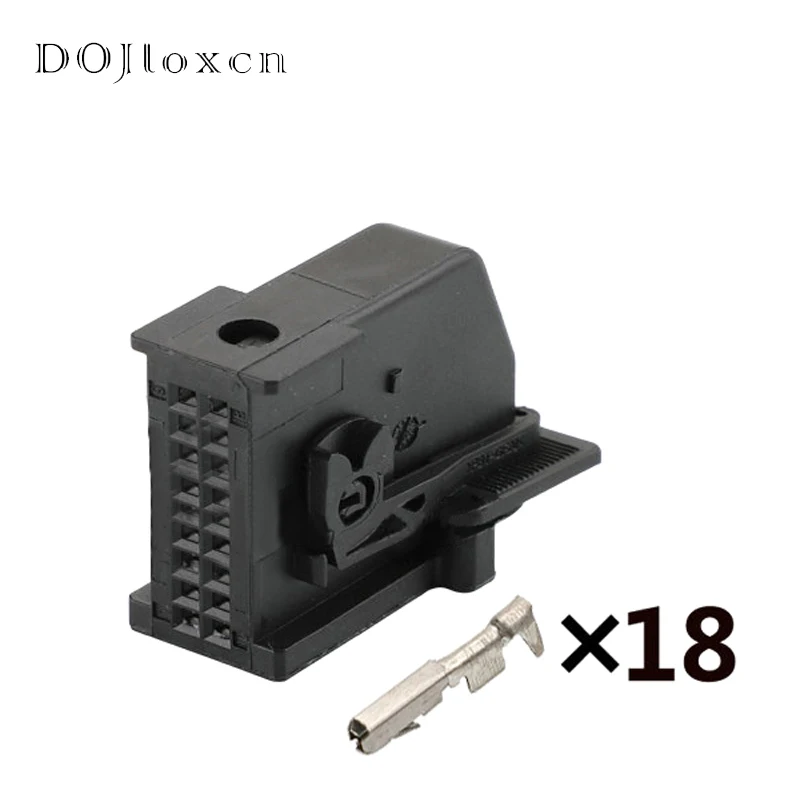 1/5/10/20/50 Sets 18 Pin 1-1355350-1 Auto Cable Connector Car Electric Instrument Plug For VW Golf V T5 Touran Ford Porsche